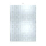 Technical diagram of Petit Vichy wallpaper in Ciel - dimensions 19.7" x 393.7"