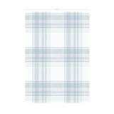Technical diagram of Tartan wallpaper in Ciel - dimensions 19.7" x 393.7"