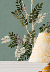 Branchage Acacia Bespoke | Embroidered Wallpaper