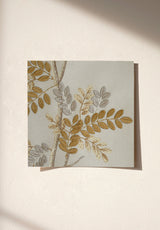 Branchage Acacia Sample | Embroidered Wallpaper