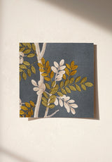 Branchage Acacia Sample | Embroidered Wallpaper