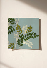Branchage Acacia Sample | Embroidered Wallpaper
