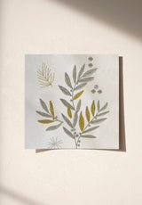 Saison Sample | Embroidered Wallpaper