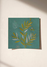 Saison Sample | Embroidered Wallpaper