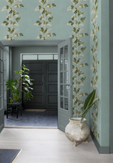 Branchage Acacia | Embroidered Wallpaper