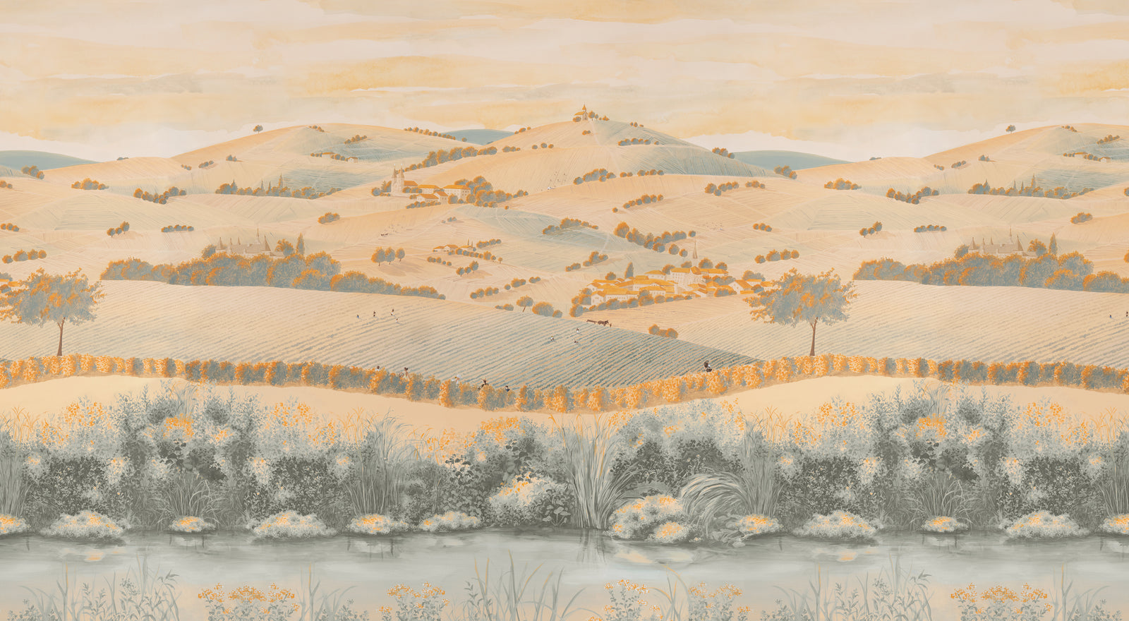 Yukiko Noritake フレーム付きポスター Vendanges bespoke