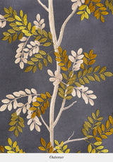 Branchage Acacia Bespoke | Embroidered Wallpaper