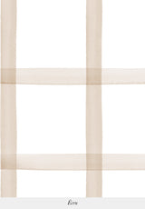 Close-up of Quadrille wallpaper pattern in Ecru