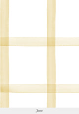 Close-up of Quadrille wallpaper pattern in Jaune