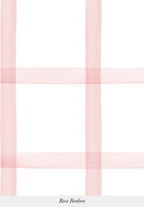 Close-up of Quadrille wallpaper pattern in Rose Bonbon