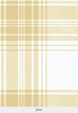 Close-up of Tartan wallpaper pattern in Jaune