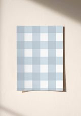 Grand Vichy wallpaper sample in Ciel