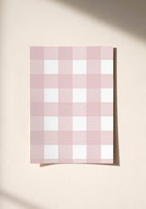 Grand Vichy wallpaper sample in Rose Bonbon