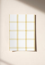 Quadrille wallpaper sample in Jaune