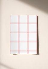 Quadrille wallpaper sample in Rose Bonbon