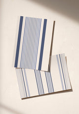 Berrain Stripe Sample - BLEU